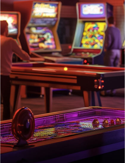 JEUX D’ARCADE
& BILLARD